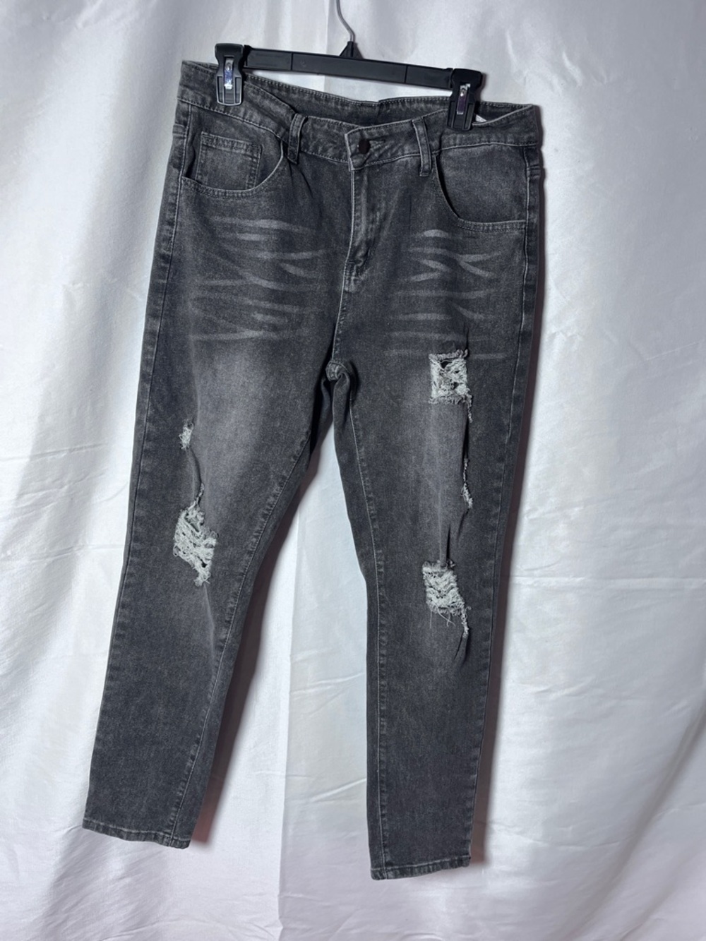 NFINITY Black Washed Skinny Jeans